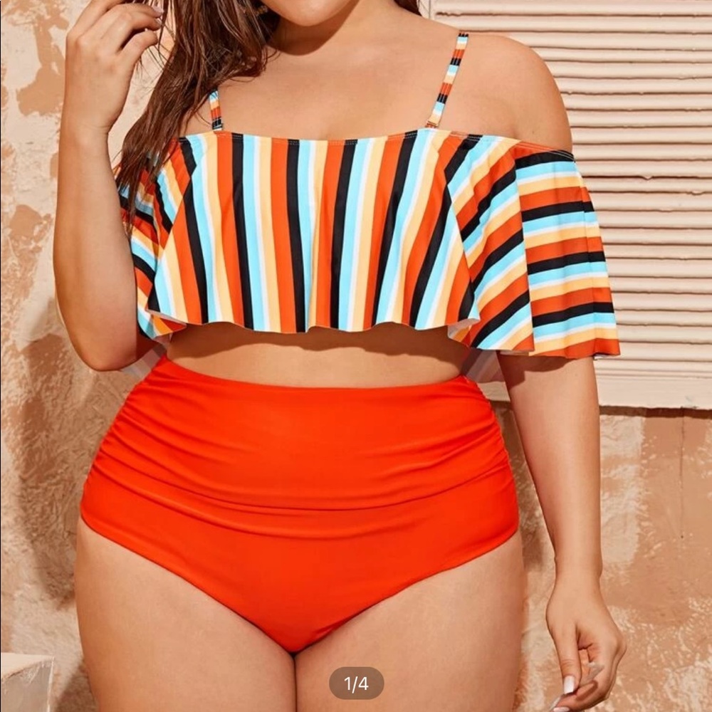 SHEIN high waisted two-piece 1XL. NWT.